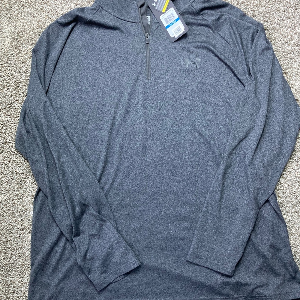 Under Armour Dark Gray Quarter-Zip Pullover Men’s XL Big NWT